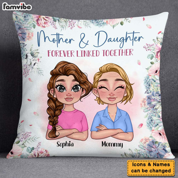 Personalized Mother & Daughter Pillow 23693 1