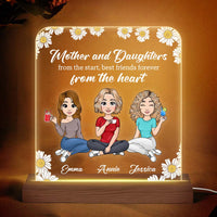 Personalized Mother & Daughter  From The Start Plaque LED Lamp Night Light 23697 thumb 1