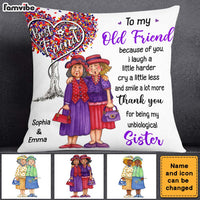Personalized Gift For Friends Thank You Pillow 23698 thumb 1