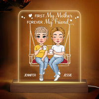 Personalized Gift for Mom Forever My Friend Plaque LED Lamp Night Light 23699 thumb 1