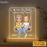 Personalized Gift for Mom Forever My Friend Plaque LED Lamp Night Light 23699 thumb 1