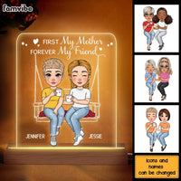 Personalized Gift for Mom Forever My Friend Plaque LED Lamp Night Light 23699 thumb 1