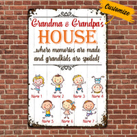 Personalized Mom Grandma Grandpa Metal Sign JL71 26O34 thumb 1