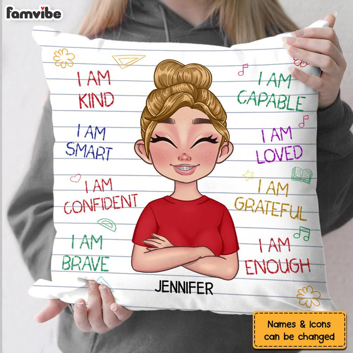 Personalized Gift For Daughter I Am Kind Pillow 23703 1