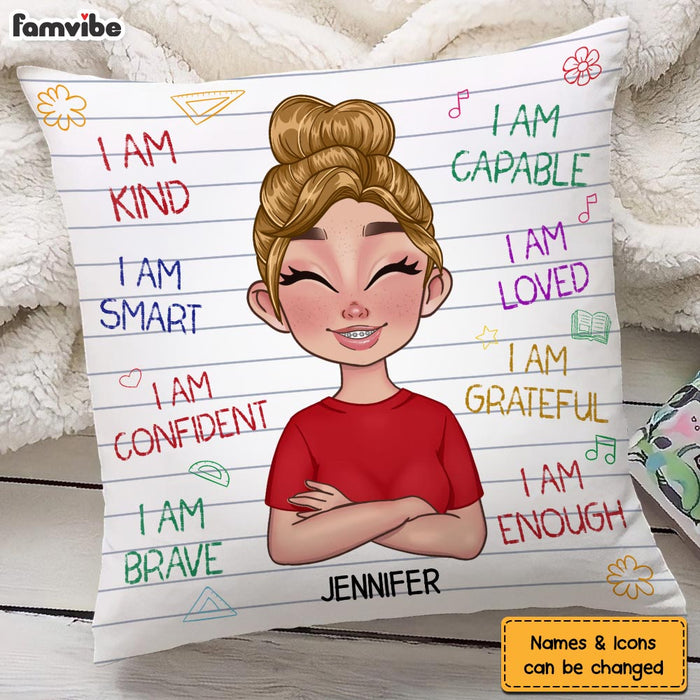 Personalized Gift For Daughter I Am Kind Pillow 23703 1