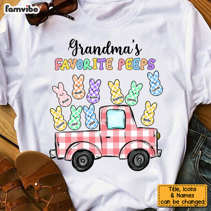 Personalized Grandma's Favorite Peeps Easter Truck Shirt - Hoodie - Sweatshirt 23704 1