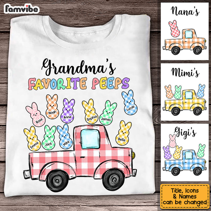 Personalized Grandma's Favorite Peeps Easter Truck Shirt - Hoodie - Sweatshirt 23704 1