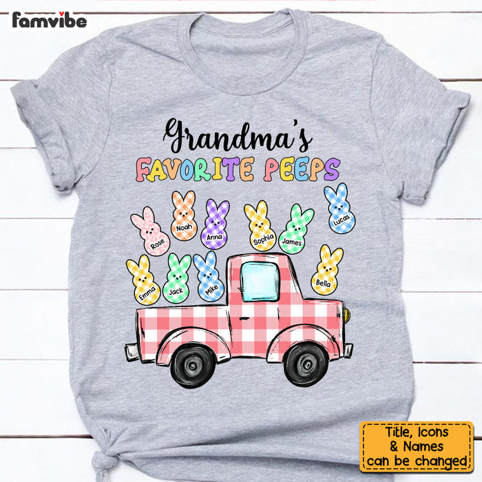 Personalized Grandma's Favorite Peeps Easter Truck Shirt - Hoodie - Sweatshirt 23704 1