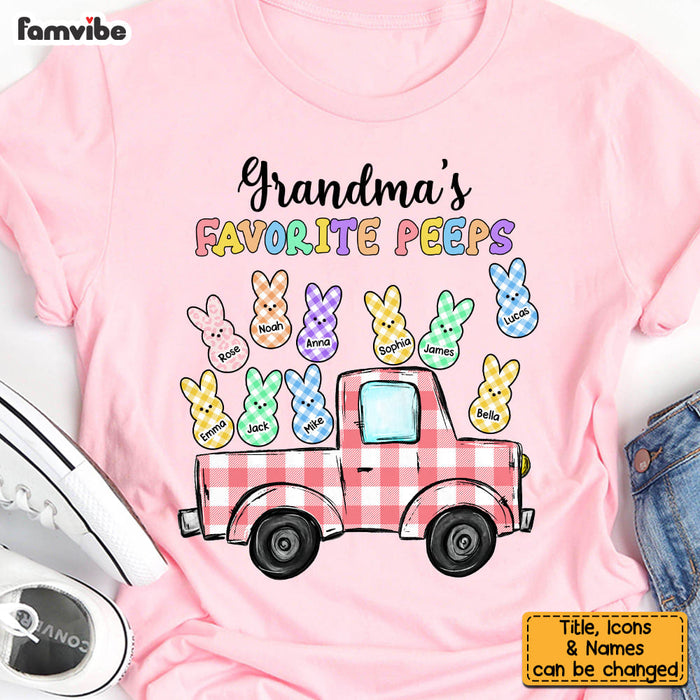 Personalized Grandma's Favorite Peeps Easter Truck Shirt - Hoodie - Sweatshirt 23704 1