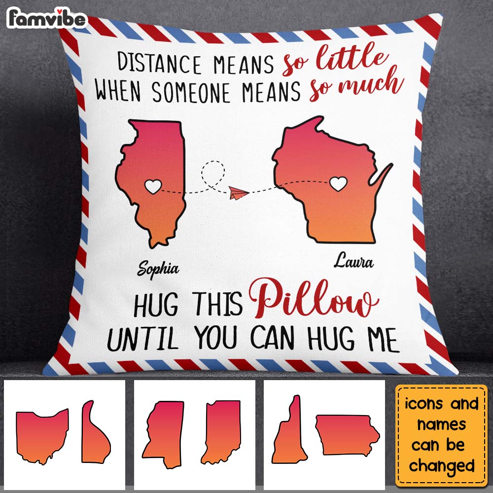 Personalized Someone Means So Much Long Distance Pillow 23705 Primary Mockup