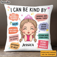 Personalized Gift For Granddaughter Kindness Rules Pillow 23709 thumb 1