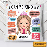 Personalized Gift For Granddaughter Kindness Rules Pillow 23709 thumb 1