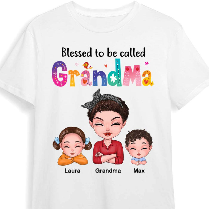 Personalized Gift For Grandma Blessed To Be Called Shirt - Hoodie - Sweatshirt 23710 1