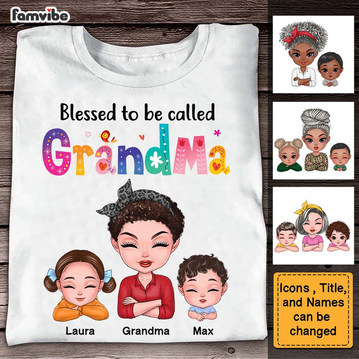 Personalized Gift For Grandma Blessed To Be Called Shirt - Hoodie - Sweatshirt 23710 1