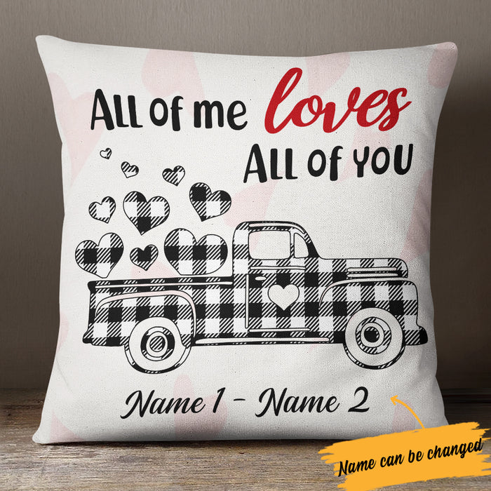 Truck Personalized Pillow Cover