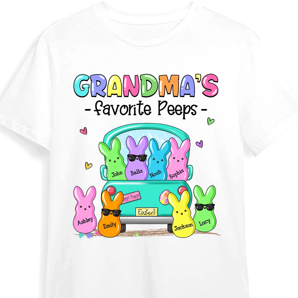 Personalized Grandma Peeps Bunny Shirt 23714 Primary Mockup