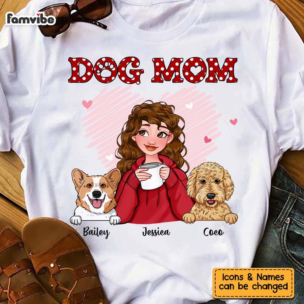 Personalized Gift For Dog Mom Shirt 23719 Primary Mockup