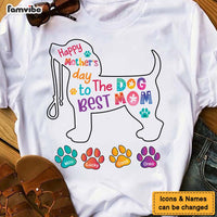 Personalized Happy Mother's Day Dog Mom Shirt - Hoodie - Sweatshirt 23727 thumb 1