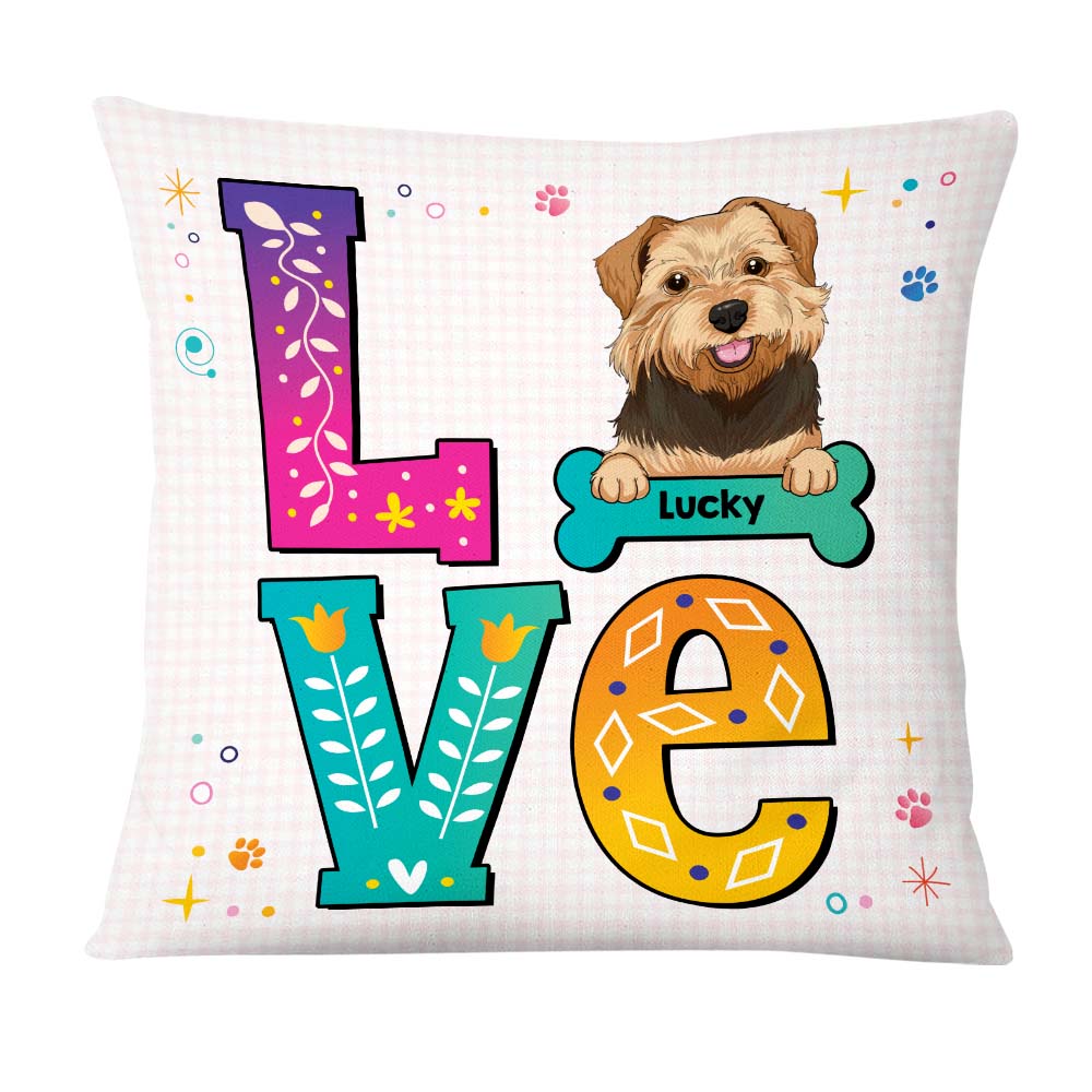 Personalized Gift For Dog Lover Pillow 23728 Primary Mockup