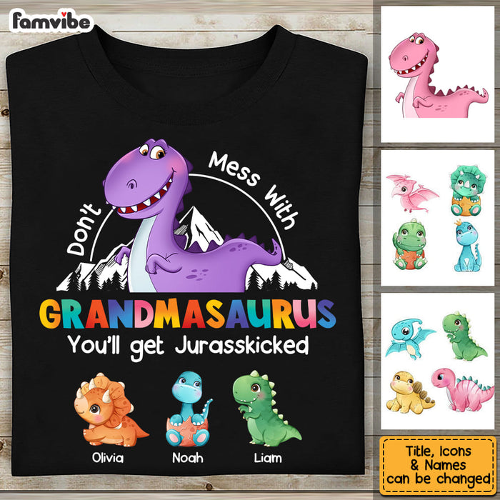 Personalized Gift Grandmasaurus Shirt - Hoodie - Sweatshirt 23729 1