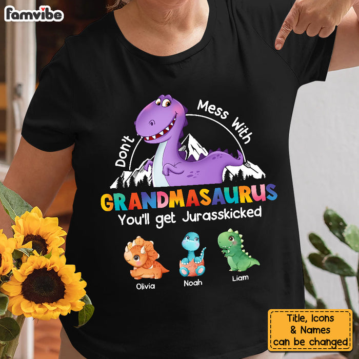 Personalized Gift Grandmasaurus Shirt - Hoodie - Sweatshirt 23729 1