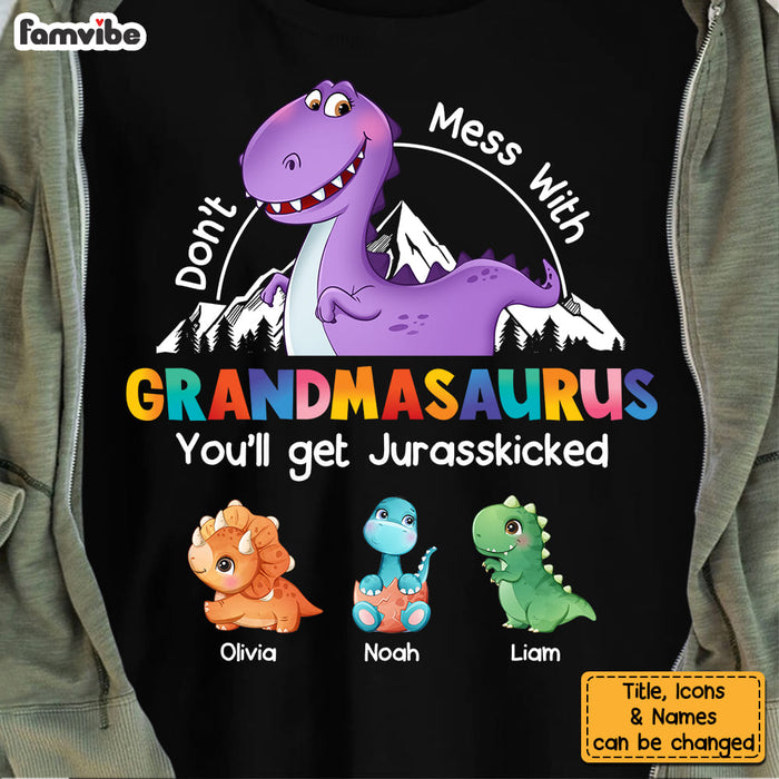 Personalized Gift Grandmasaurus Shirt - Hoodie - Sweatshirt 23729 1