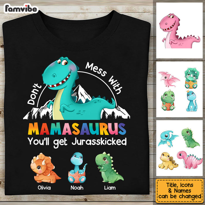 Personalized Gift Mamasaurus Shirt - Hoodie - Sweatshirt 23730 1