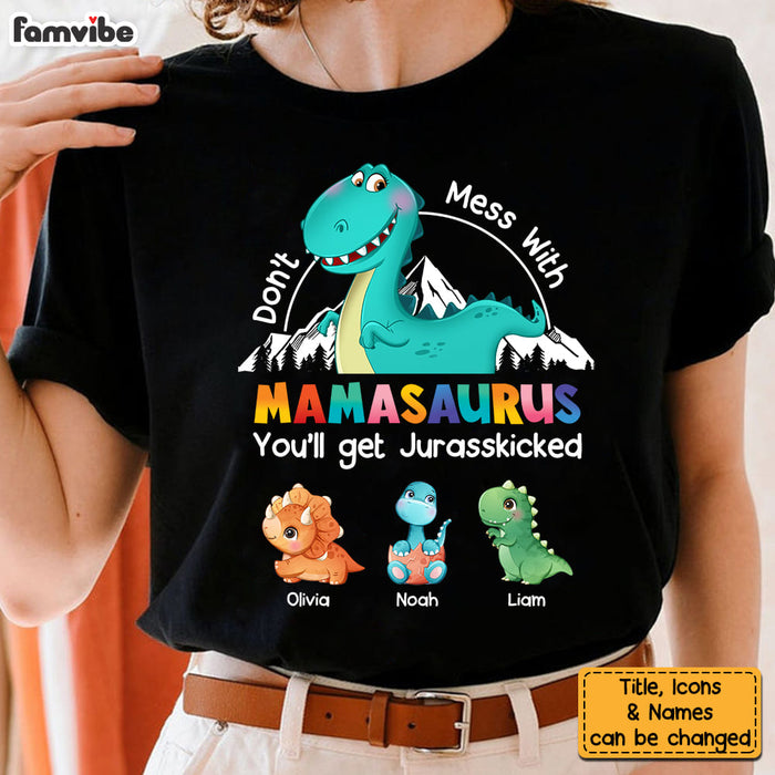 Personalized Gift Mamasaurus Shirt - Hoodie - Sweatshirt 23730 1