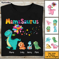 Personalized Mamasaurus Colorful Flower Shirt - Hoodie - Sweatshirt 23733 thumb 1