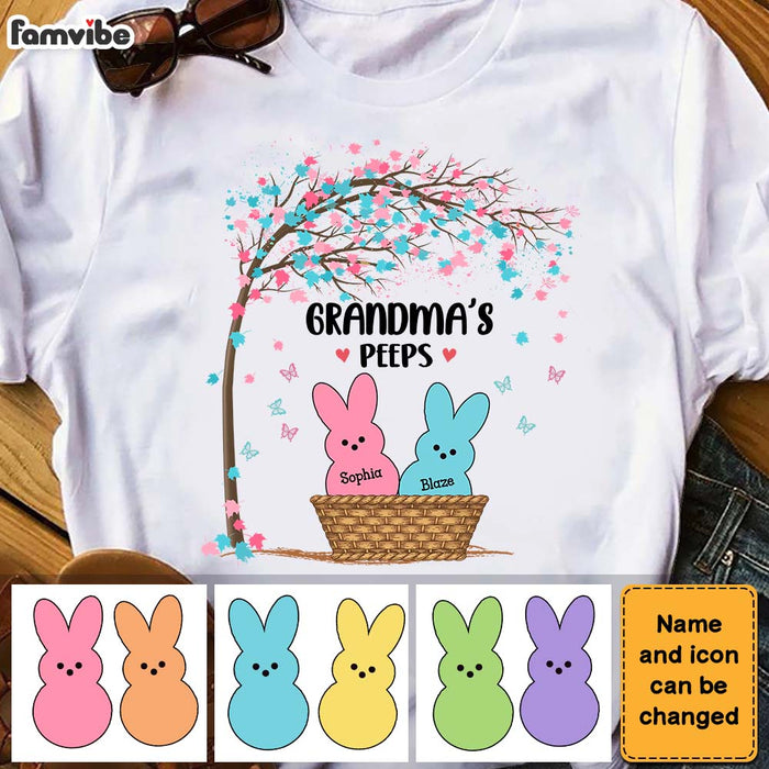 Personalized Grandma Bunny Easter Shirt - Hoodie - Sweatshirt 23735 1