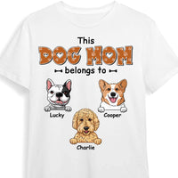 Personalized This Dog Mom Belongs To Shirt - Hoodie - Sweatshirt 23736 thumb 1
