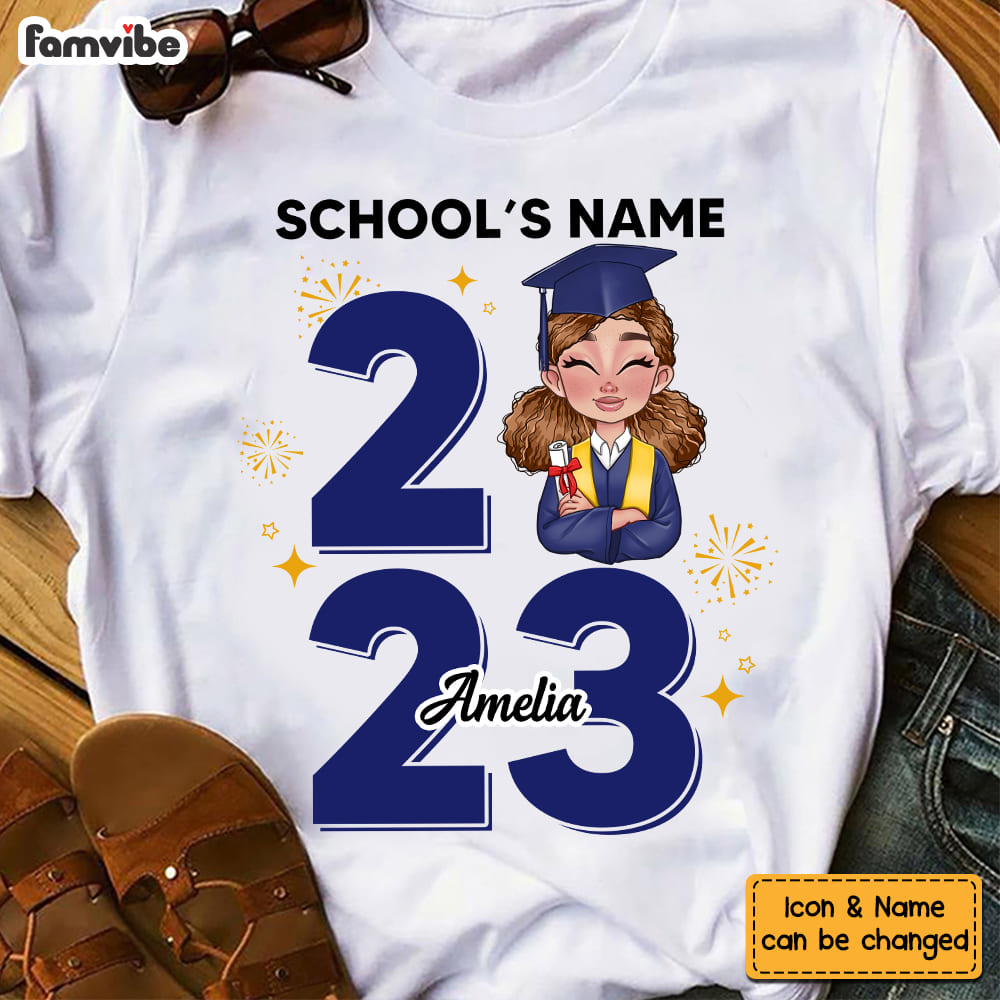 Personalized Graduation Gift For Daughter Shirt 23737 Primary Mockup
