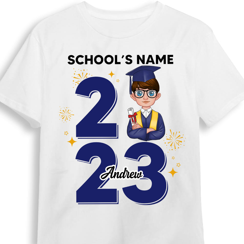 Personalized Graduation Gift For Grandson Shirt 23738 Primary Mockup