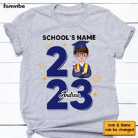 Personalized Graduation Gift For Grandson Shirt - Hoodie - Sweatshirt 23738 thumb 1