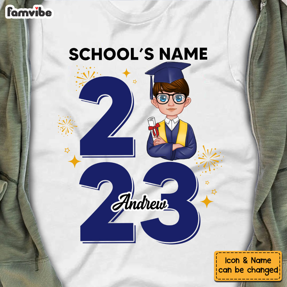 Personalized Graduation Gift For Grandson Shirt 23738 Primary Mockup