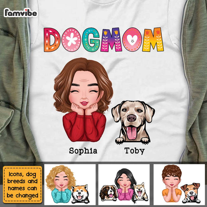 Personalized Gift for Dog Mom Shirt - Hoodie - Sweatshirt 23741 1