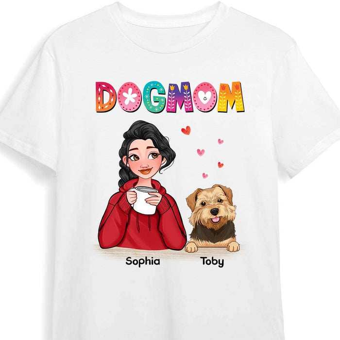 Personalized Gift for Dog Mom Shirt - Hoodie - Sweatshirt 23742 1