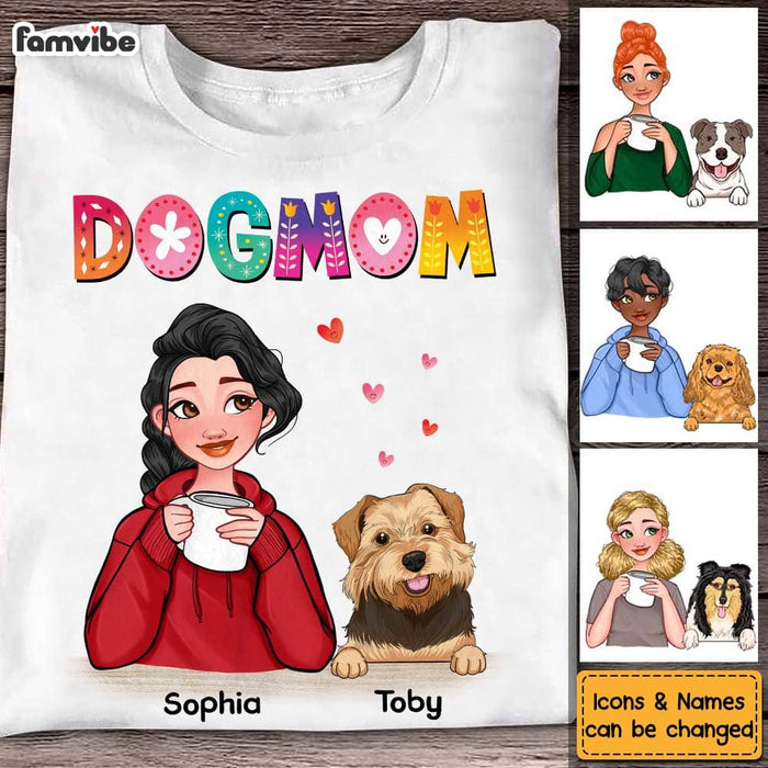 Personalized Gift for Dog Mom Shirt - Hoodie - Sweatshirt 23742 1
