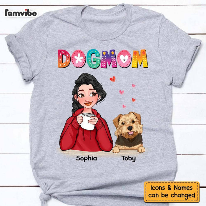 Personalized Gift for Dog Mom Shirt - Hoodie - Sweatshirt 23742 1
