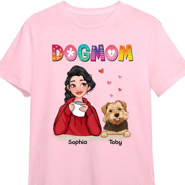 Personalized Gift for Dog Mom Shirt - Hoodie - Sweatshirt 23742 1