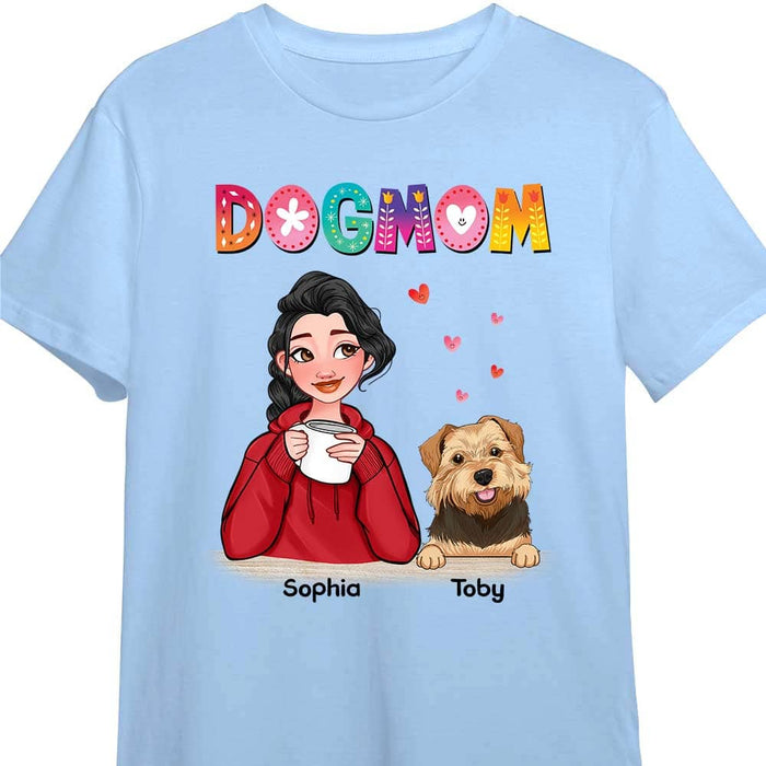 Personalized Gift for Dog Mom Shirt - Hoodie - Sweatshirt 23742 1