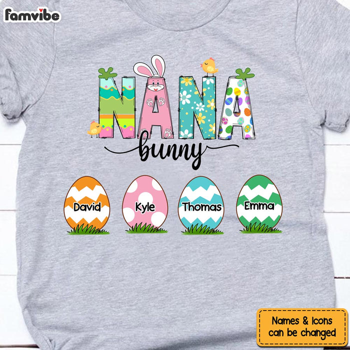 Personalized Gift For Grandma Bunny Easter Shirt - Hoodie - Sweatshirt 23743 1