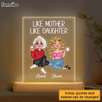 Personalized Like Mother Like Daughter Plaque LED Lamp Night Light 23744 thumb 1