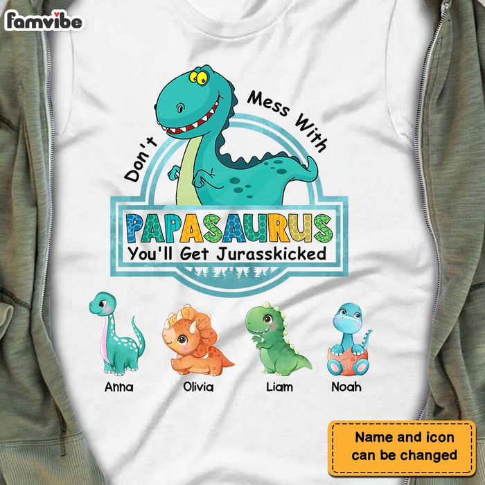 Personalized Gift For Papasaurus Shirt - Hoodie - Sweatshirt 23749 1