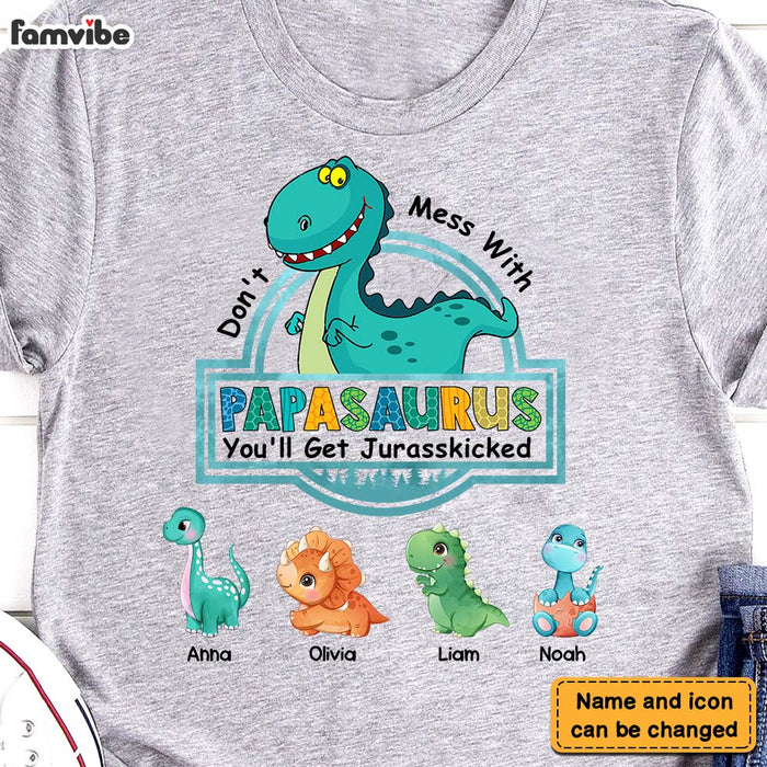 Personalized Gift For Papasaurus Shirt - Hoodie - Sweatshirt 23749 1