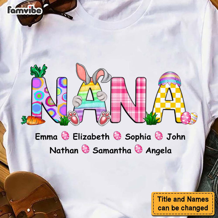 Personalized Grandma Easter Bunny Shirt - Hoodie - Sweatshirt 23750 1