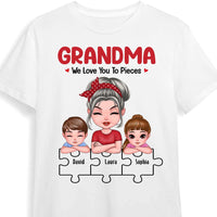 Personalized Gift For Grandma We Love You To Pieces Shirt - Hoodie - Sweatshirt 23753 thumb 1
