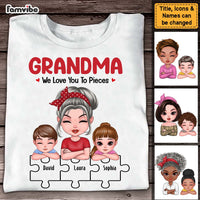 Personalized Gift For Grandma We Love You To Pieces Shirt - Hoodie - Sweatshirt 23753 thumb 1