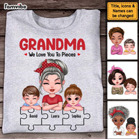 Personalized Gift For Grandma We Love You To Pieces Shirt - Hoodie - Sweatshirt 23753 thumb 1