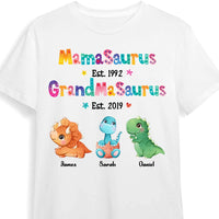 Personalized Grandmasaurus Colorful Flower Shirt - Hoodie - Sweatshirt 23754 thumb 1